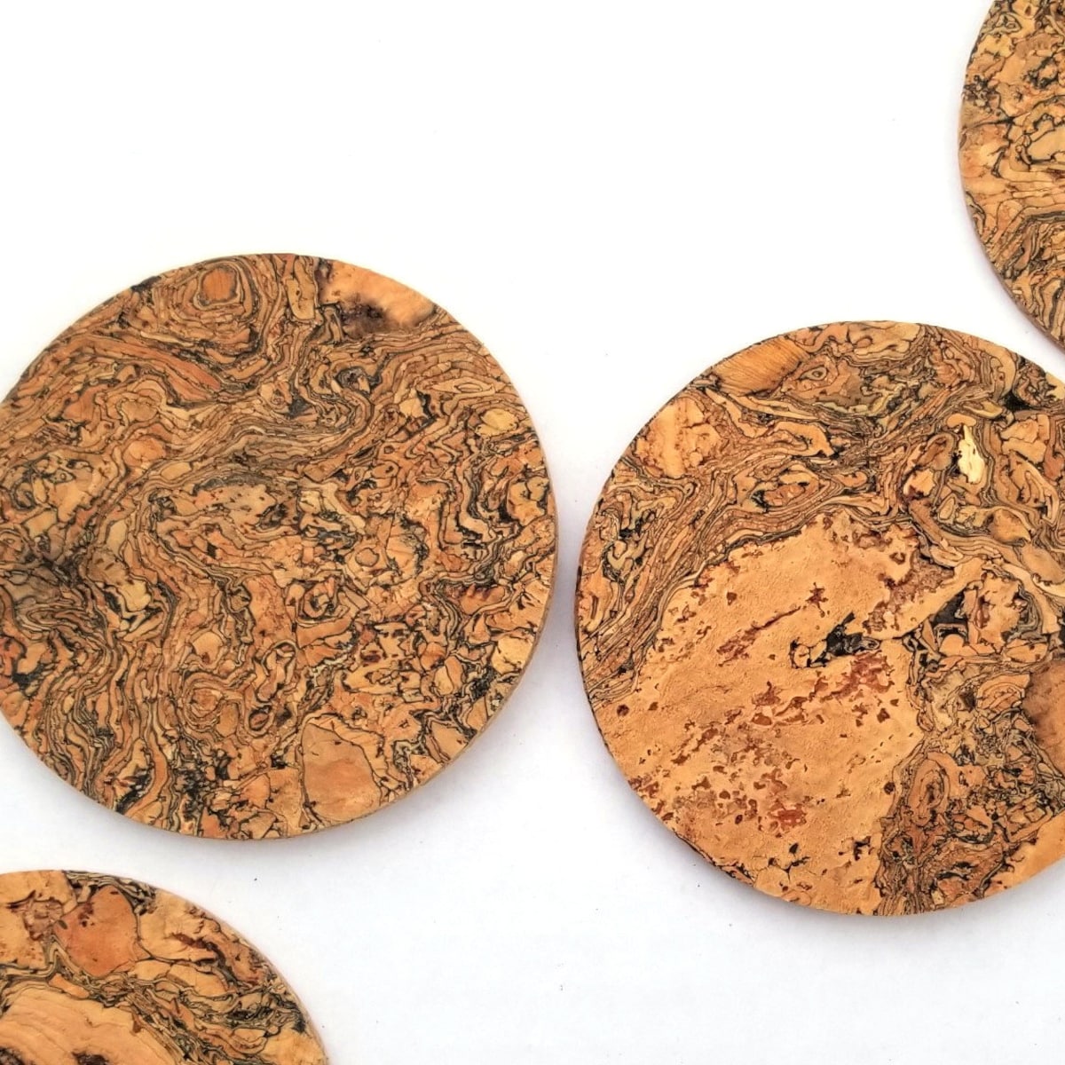 Set of 6 Natural Cork Drink Coasters Round 5 Mm Thick Water Repellent Eco-friendly Brown Farmhouse Gifts - Etsy