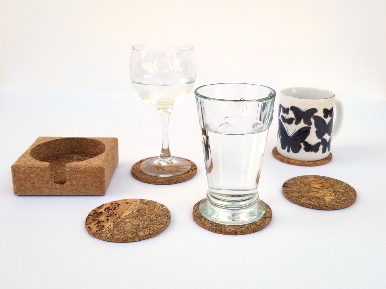 Corkology Natural Cork Coasters Set of 6