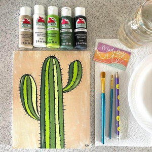Cactus Painting Tutorial