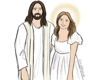 Individuelle Jesus Illustration