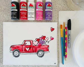 Valentine Truck Painting Tutorial