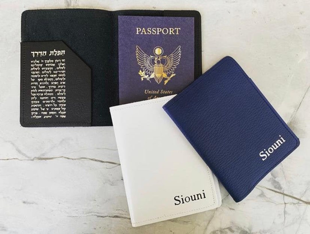 Personalized Passport Cover Embossed Leather Passport Holder Etsy