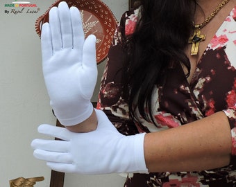 green formal gloves