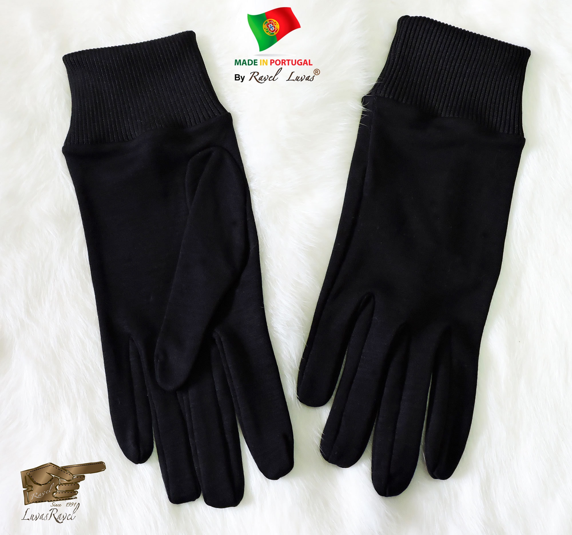 Black Cotton Gloves Reusable Washable SALGBL2020 Etsy