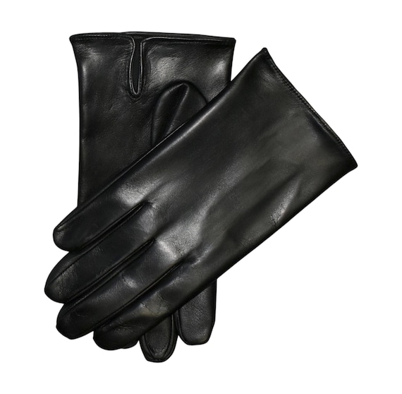 Men's Leather Gloves, Italian Lambskin, Unlined, Black, Brown