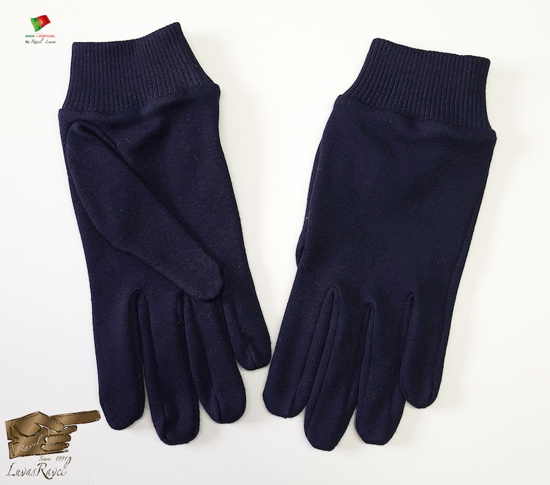 Navy Cotton Gloves Reusable Washable SALGN2020 Etsy