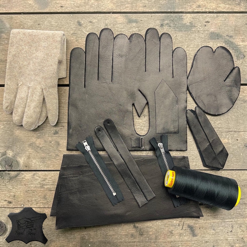 Motorcycle Gloves Pieces construction