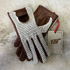 Ladies Driving Leather Gloves (S202022)