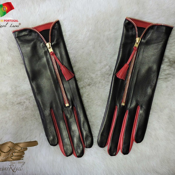 Gants en cuir pour femmes (S792013)