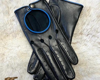 chinese dress ladies Dents Snetterton Fingerless Leather Driving Gloves main image 1