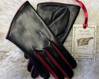 Gants en cuir pour dames (S322022)