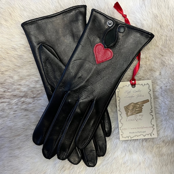 Ladies Leather Gloves (Love)