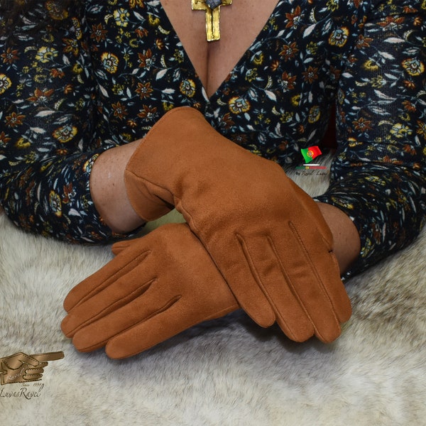 Gants en daim pour femmes (S0SUEDE)