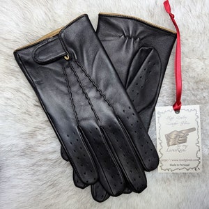 Herren Leder-Fahrhandschuhe (HCO12018)