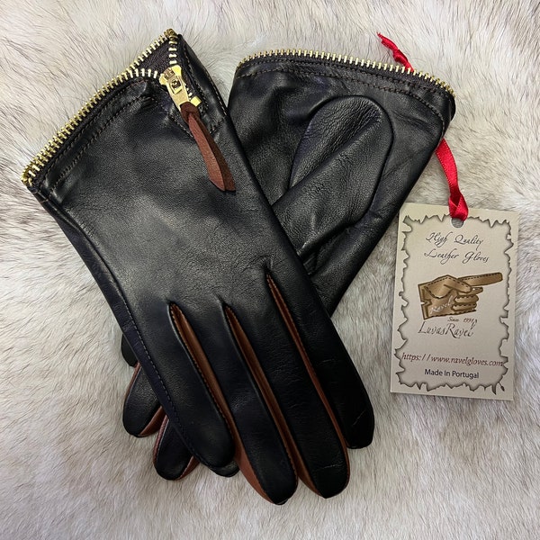 Gants en cuir pour dames (S822013)