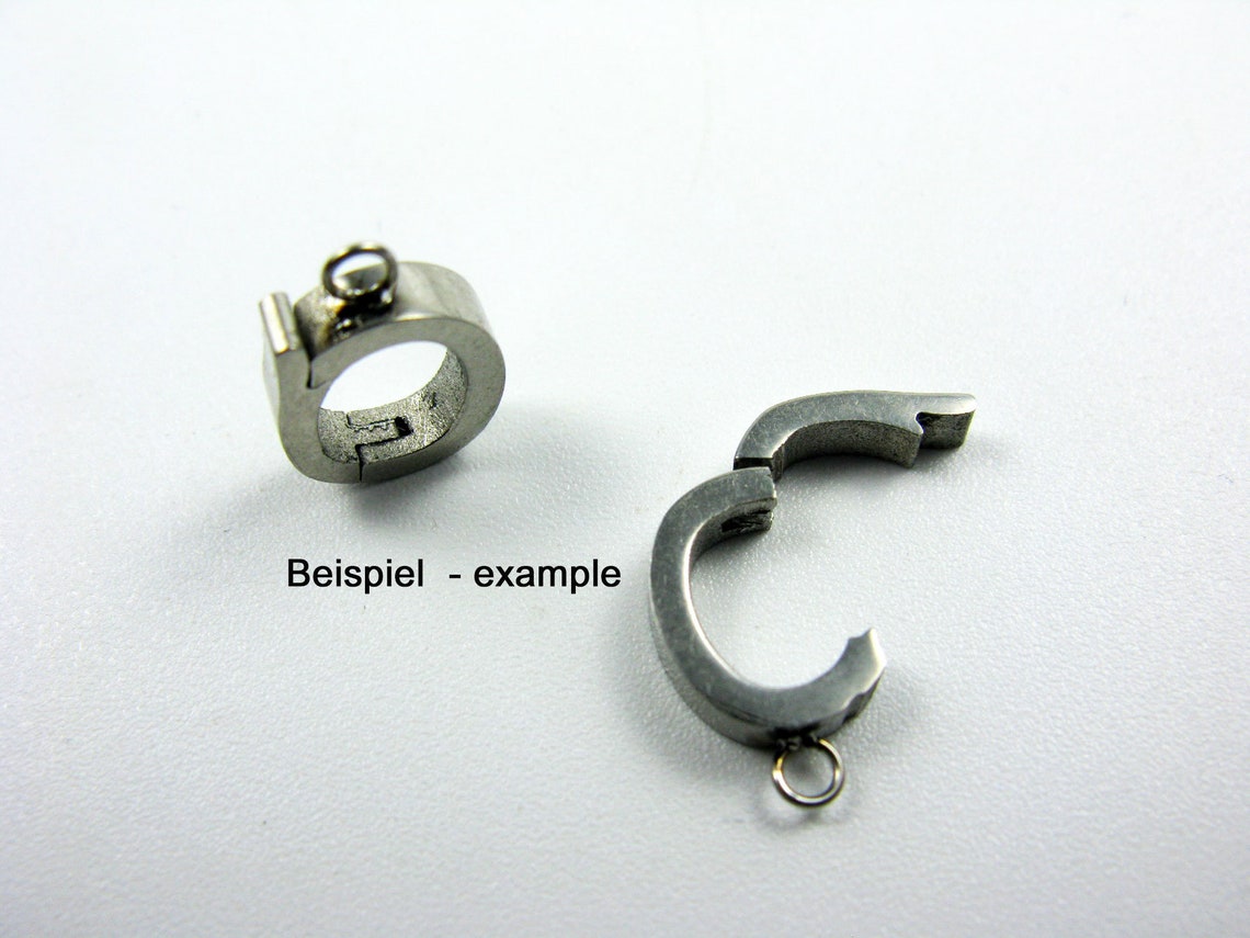 A folding pendant eyelet for chains and jewelry pendants Etsy