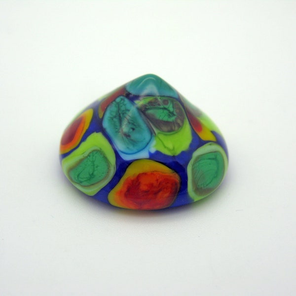 A colorful ring top, change top, change top, lampwork, handmade