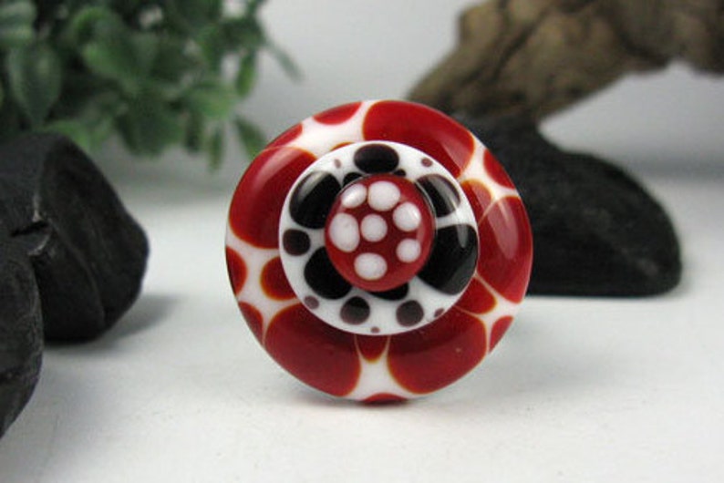 change attachment 27 mm Ring Top approx black-white-red change top