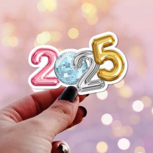 2025 Aufkleber, Partyaufkleber, Kalenderaufkleber, 2025 Dekoration, Feiertagsaufkleber, Neujahrsaufkleber, Journaling Aufkleber, neues Jahr, Journal