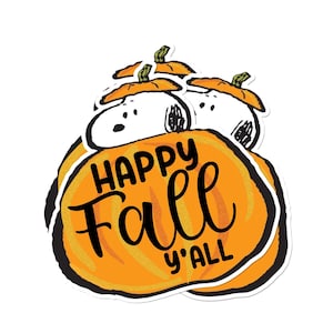 snoopy stickers, peanuts sticker, fall gift, fall snoopy, snoopy sticker, cute stickers, snoopy gifts, snoopy halloween, Charlie Brown