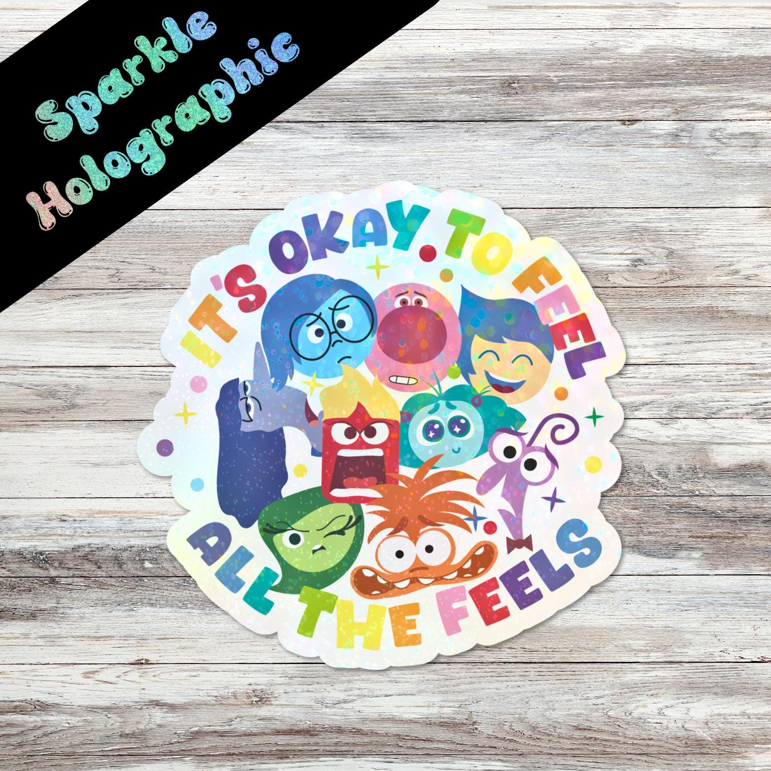 It’s Ok to Feel All the Feels, Positive Affirmation Feels Sticker ...