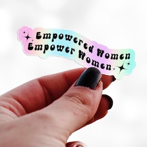 Ermächtigte Frauen, Aufkleber, starke Frauen, Affirmation Aufkleber, Grundrechte, an einem anderen Tag, Mädchen Empowerment, feministisch, Bücherwuschel, Geschenke