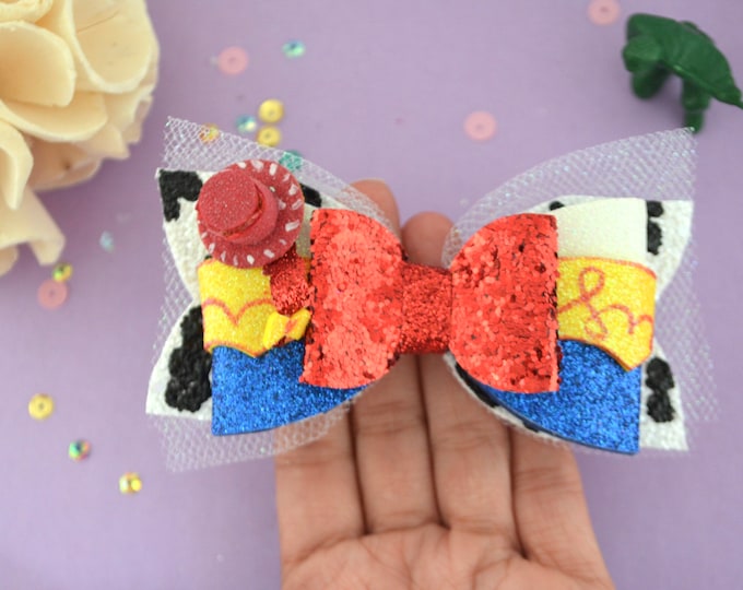 Jessie Toy Story Inspired Bow, Toy Story Bow, Woody Dinsey Toy Story