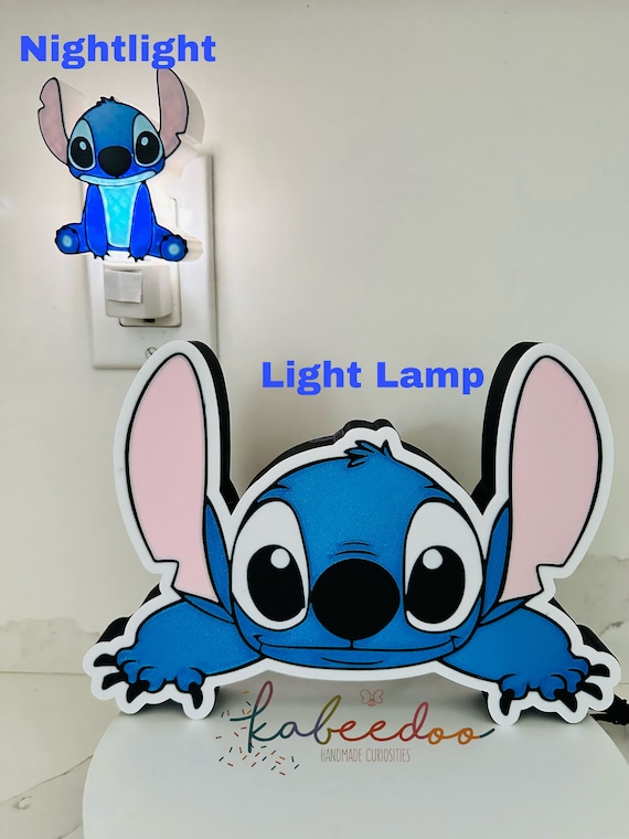 Stitch Nightlight, Project 626 Led Light, Disney Blue Guy Wall