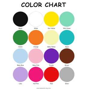 Puede incluir: Una carta de colores sobre un fondo blanco muestra 16 c&iacute;rculos de colores. Los colores incluyen negro, blanco, amarillo, verde, naranja, azul, rosa, morado, marr&oacute;n, rojo y plateado, con etiquetas debajo.