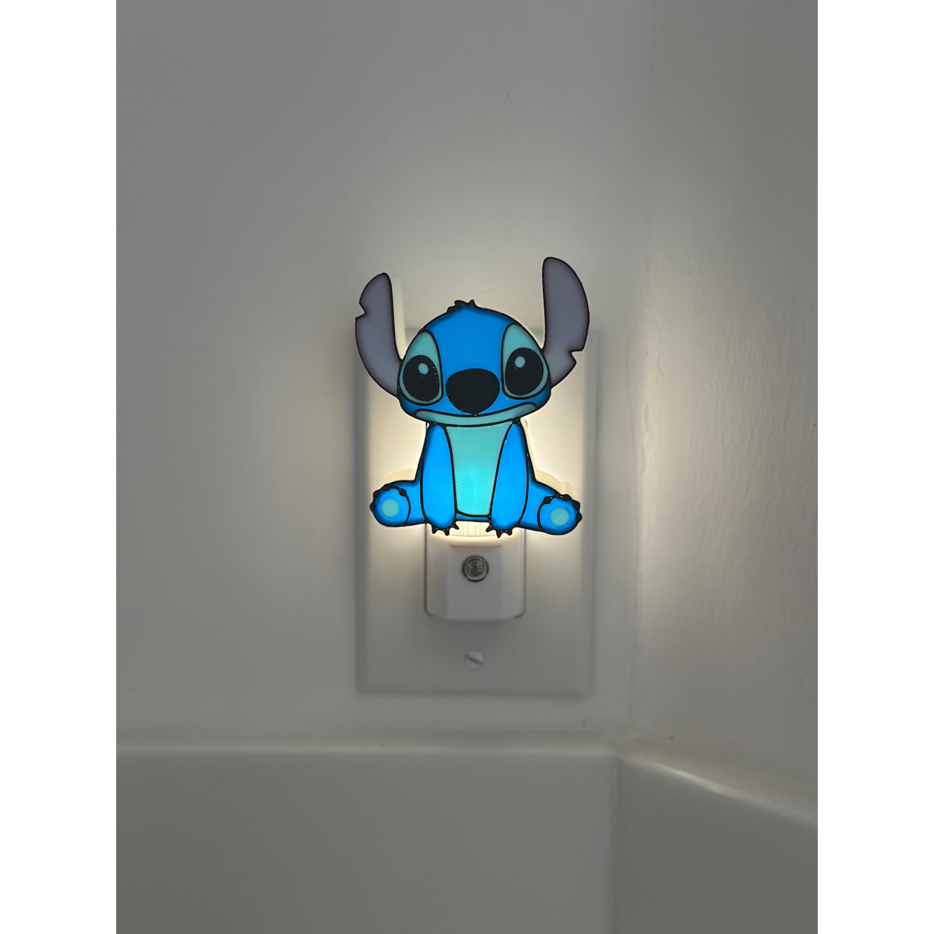 Stitch Nightlight, Project 626 Led Light, Disney Blue Guy Wall