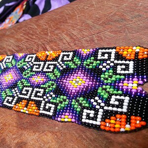 Kosmische San Pedro Vision handgewebte Perlen Armband heilige Medizin Festival Boho