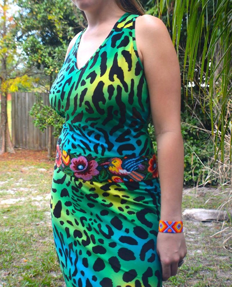 Indigenous Seed Bead Belt Hand Woven Large Ceremony Peyote Etsy