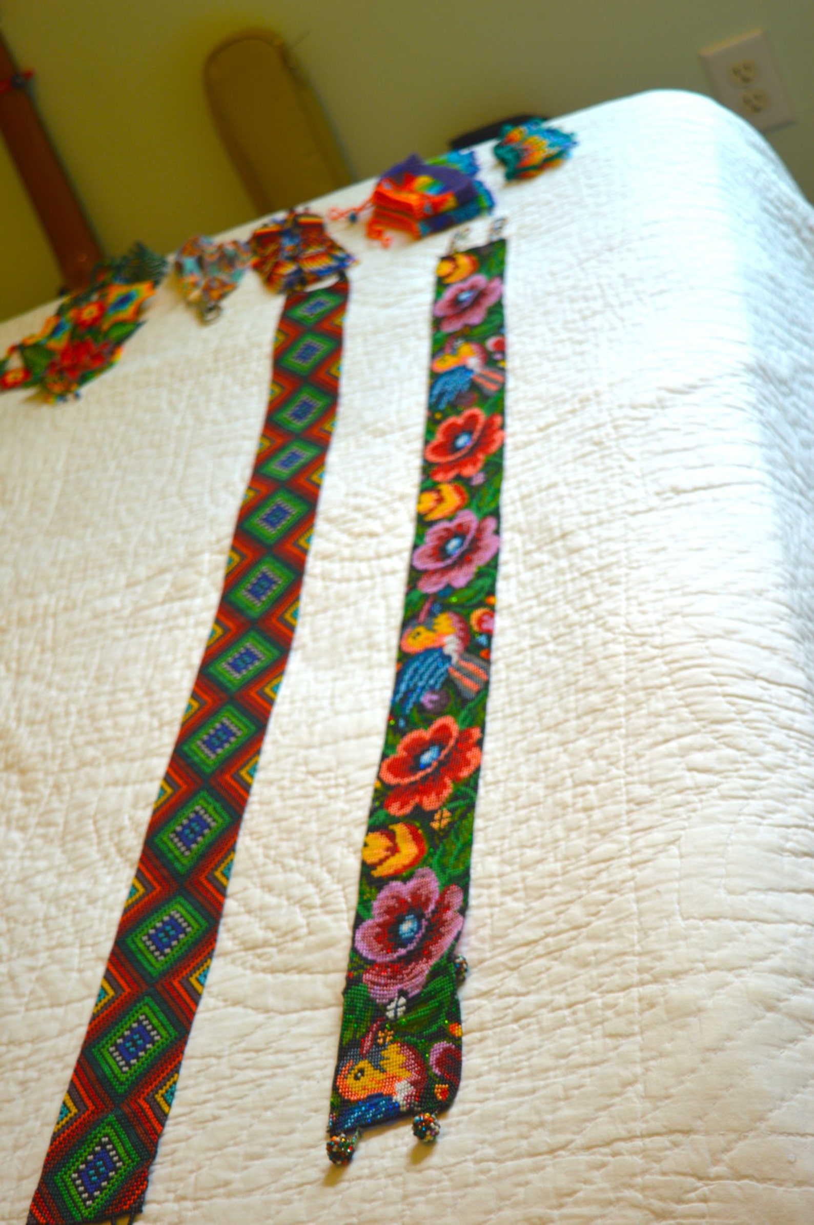 Indigenous Seed Bead Belt Hand Woven Large Ceremony Peyote Etsy