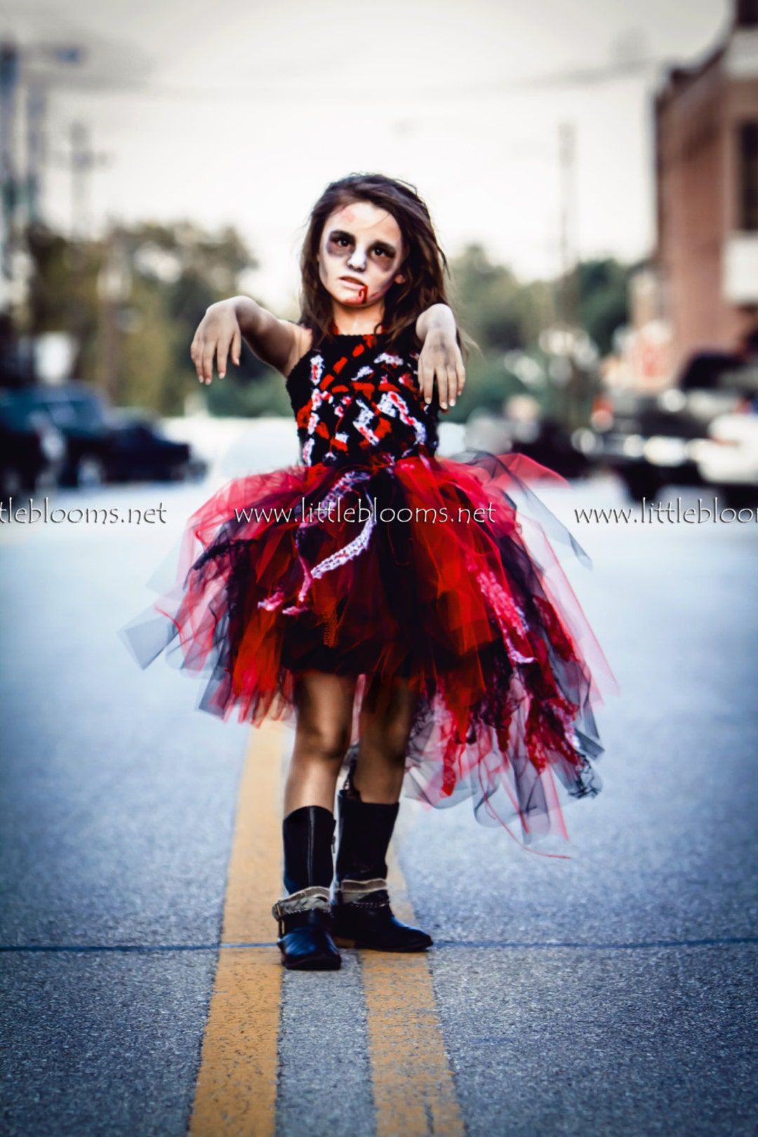 Zombie Tutu Dress Girls Zombie Costume Kids Toddler Girl - Etsy