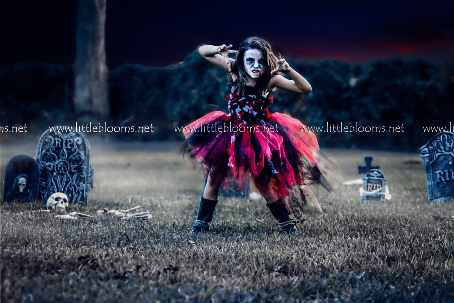 Zombie Tutu Dress, Girls Zombie Costume Kids, Toddler Girl Halloween