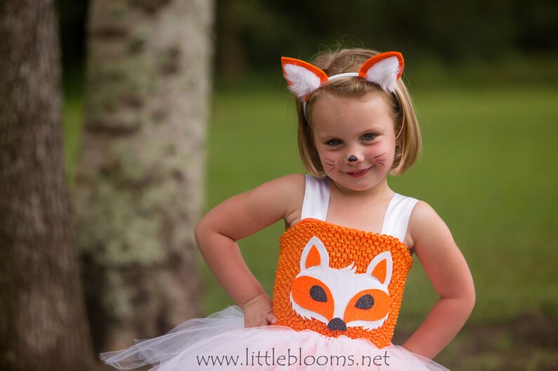 Little girls fox costume kids Fox tutu dress for girls Etsy