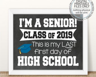 I'm a Freshman First Day of Freshman Year Printable | Etsy