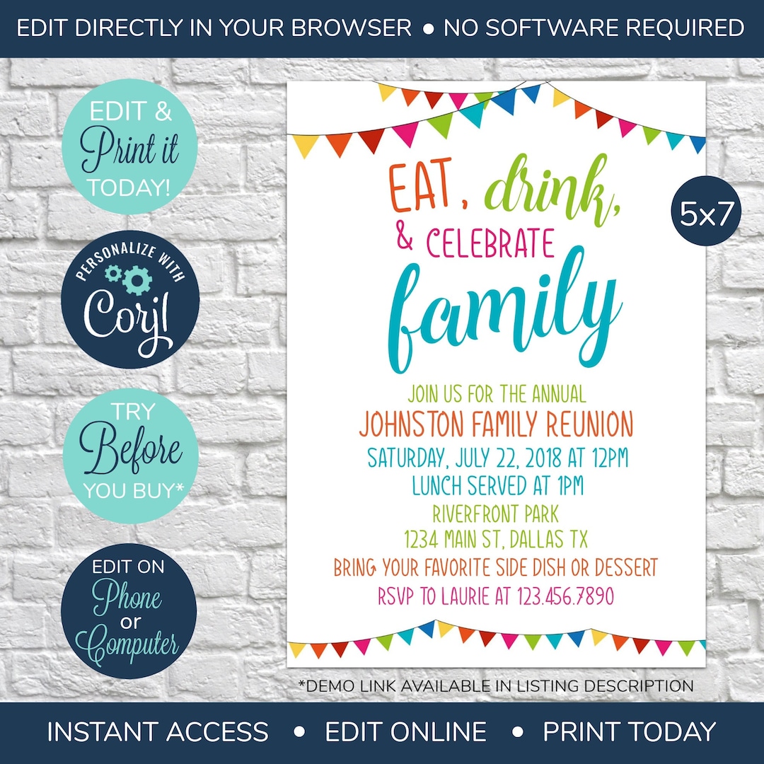 editable-family-reunion-invitation-summer-family-reunion-reunion