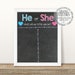 Printable Gender Reveal Board, He or She Voting Board, Gender Reveal ...