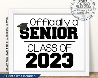 I'm a Senior First Day of Senior Year Sign Printable | Etsy