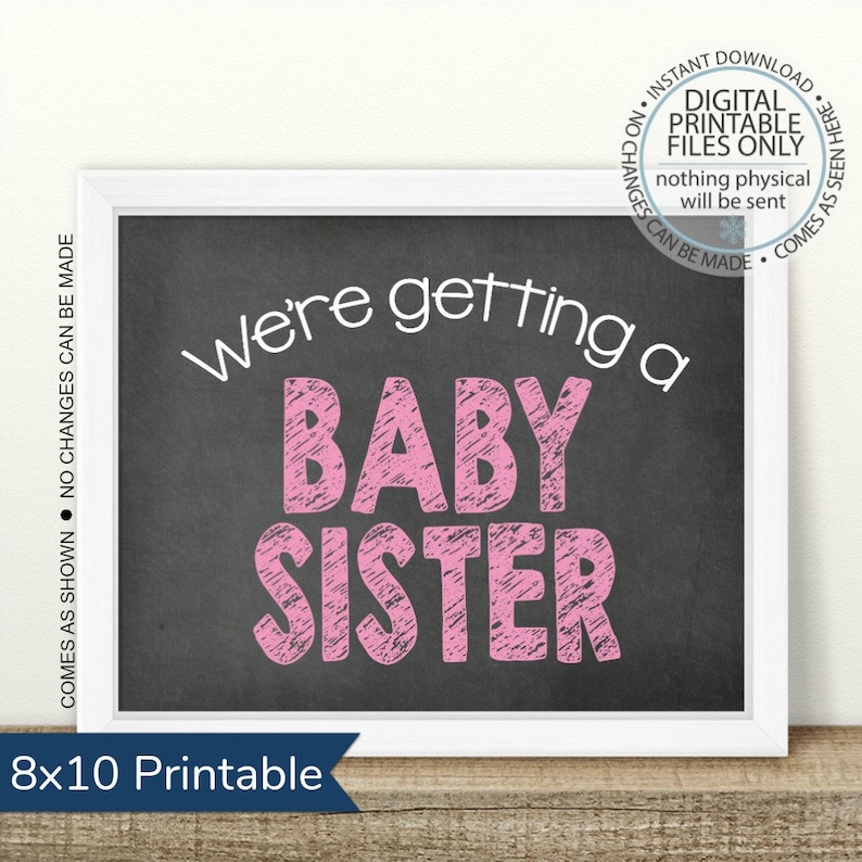 PRINTABLE Pregnancy Announcement Gender Reveal It's A | Etsy