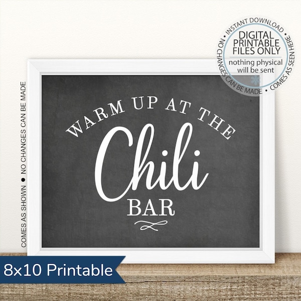 Chili Bar - Etsy