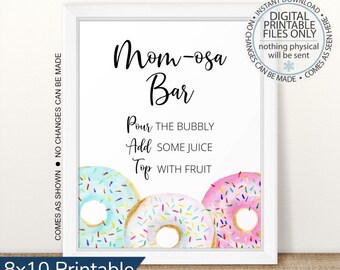 Donut Bar Printable | Etsy
