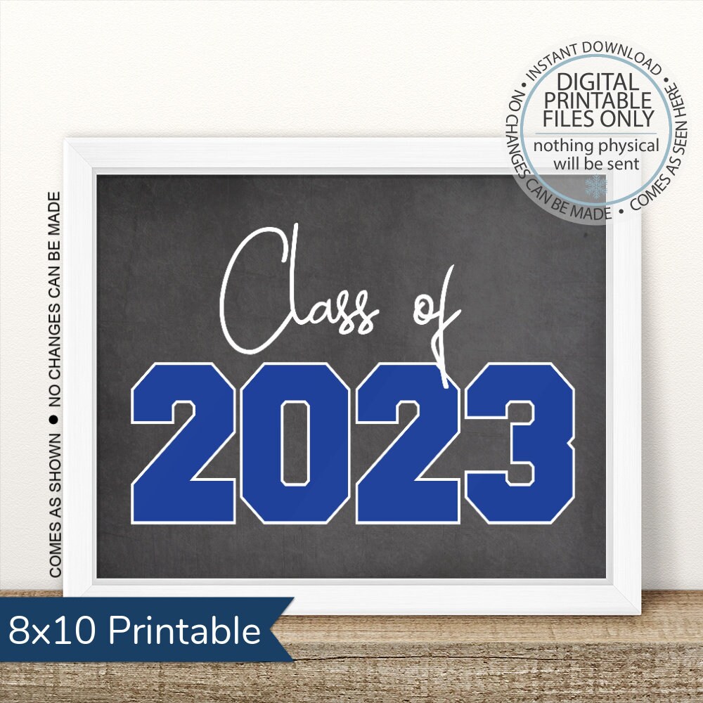 Class of 2023 Graduation Sign Senior Pictures Photo Prop | Etsy