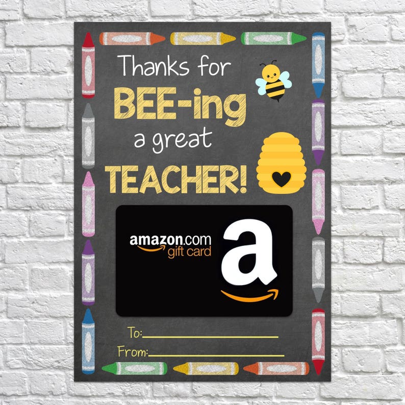 Thanks For Bee ing A Great Teacher Printable Teacher Gift Etsy