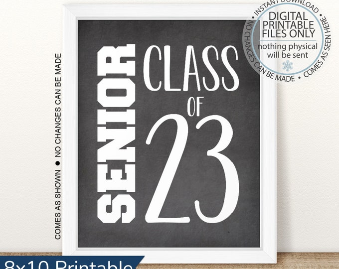 I'm a Senior First Day of Senior Year Sign Printable - Etsy