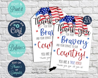 Military Thank You Etsy