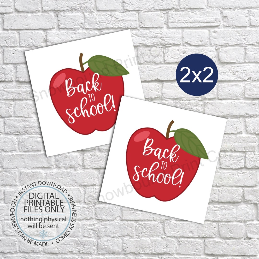 Printable Welcome Back to School Tags Teacher Gift Tags - Etsy