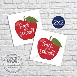 Printable Welcome Back to School Tags, Teacher Gift Tags, First Day of School Tag, Teacher Appreciation Printable, Teacher Favor Tags