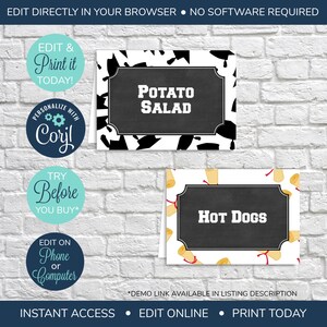 EDITABLE Graduation Food Tents, Graduation Party Decor, Class of 2025 Graduation Decorations, Grad Party Favors, Candy Bar, Food Tent Card